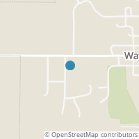Map location of 105 Wayne St, Waynesfield OH 45896