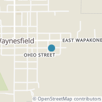 Map location of 205 W Ohio St, Waynesfield OH 45896