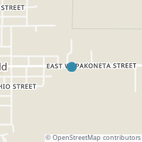 Map location of 312 E Wapakoneta St, Waynesfield OH 45896