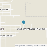 Map location of 101-103 Anthony Wayne Trl, Waynesfield OH 45896
