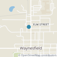 Map location of 305 N Westminster St, Waynesfield OH 45896