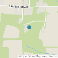 Map location of 2460 Ramsey Rd, Butler OH 44822
