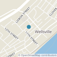 Map location of 1020 Commerce St, Wellsville OH 43968