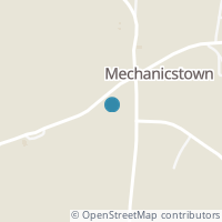 Map location of 7074 Salineville Rd NE, Mechanicstown OH 44651