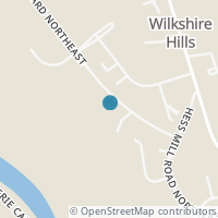 Map location of 9600 Wilkshire Blvd NE, Bolivar OH 44612