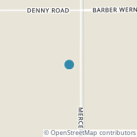 Map location of 9909 Mercer Auglaize County Rd, Mendon OH 45862