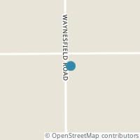 Map location of 6900 Amherst Rd, Waynesfield OH 45896