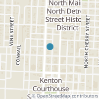 Map location of 314 N Detroit St, Kenton OH 43326