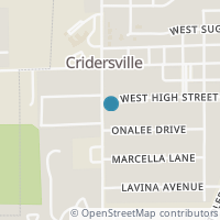 Map location of 201 Reichelderfer Rd, Cridersville OH 45806