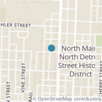 Map location of 501 N Detroit St, Kenton OH 43326