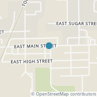 Map location of E Main St, Lima OH 45806