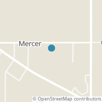 Map location of 5660 Mercer Rd, Mendon OH 45862