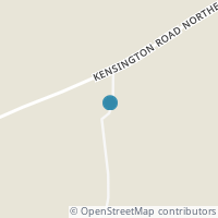 Map location of Kensington Rd, Mechanicstown OH 44651