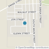 Map location of 408 S Wayne St, Mendon OH 45862