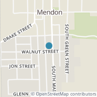Map location of 218 S Main St, Mendon OH 45862