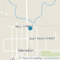 Map location of 216 N Main St, Mendon OH 45862