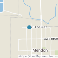 Map location of 219 N Wayne St, Mendon OH 45862