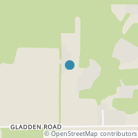 Map location of 3977 Gladden Rd, Lucas OH 44843