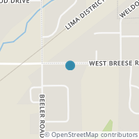 Map location of 3187 W Breese Rd, Lima OH 45806