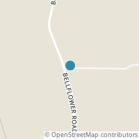 Map location of 1442 Bellflower Rd, Minerva OH 44657
