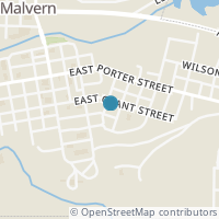 Map location of 222 E Grant St, Malvern OH 44644