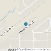 Map location of 3500 Weldon Dr, Lima OH 45806