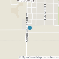 Map location of 713 Courtright St, Mc Guffey OH 45859