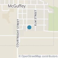 Map location of 707 Pamelia St, Mc Guffey OH 45859