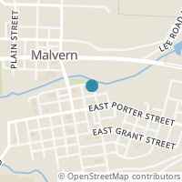 Map location of 123 Bridge St, Malvern OH 44644