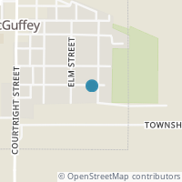 Map location of 306 East Rear, Mc Guffey OH 45859