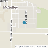 Map location of 204 Alice St, Mc Guffey OH 45859