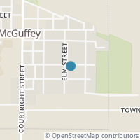 Map location of 300 Kenton St, Mc Guffey OH 45859