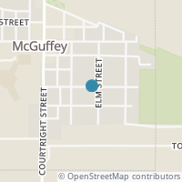 Map location of 204 Kenton St, Mc Guffey OH 45859