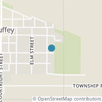 Map location of 515 East St, Mc Guffey OH 45859