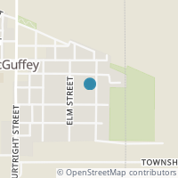 Map location of 510 East St, Mc Guffey OH 45859