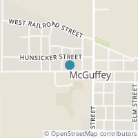 Map location of 201 W South St, Mc Guffey OH 45859