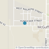 Map location of 311 W South St, Mc Guffey OH 45859