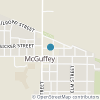 Map location of 104 Columbus St, Mc Guffey OH 45859