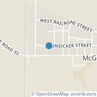 Map location of 406 Hunsicker St, Mc Guffey OH 45859