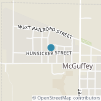 Map location of 209 Hunsicker St, Mc Guffey OH 45859