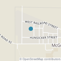 Map location of West Rear, Mc Guffey OH 45859