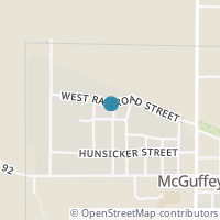 Map location of 309 Marion St, Mc Guffey OH 45859