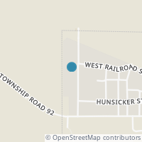 Map location of 204 West St, Mc Guffey OH 45859