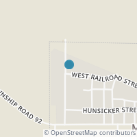 Map location of 111 West St, Mc Guffey OH 45859