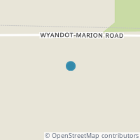 Map location of 4095 Wyandot Marion Rd, Harpster OH 43323