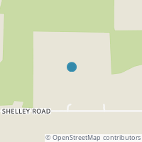 Map location of 7313 Shelley Rd, Mendon OH 45862