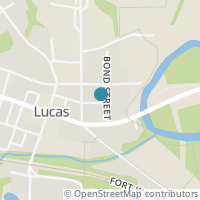 Map location of 28 Bond St, Lucas OH 44843