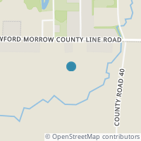 Map location of 6965 Crawford Morrow County Line Rd, Galion OH 44833