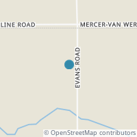 Map location of 12925 Evans Rd, Mendon OH 45862