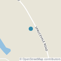 Map location of 11813 Sprucevale Rd, East Liverpool OH 43920